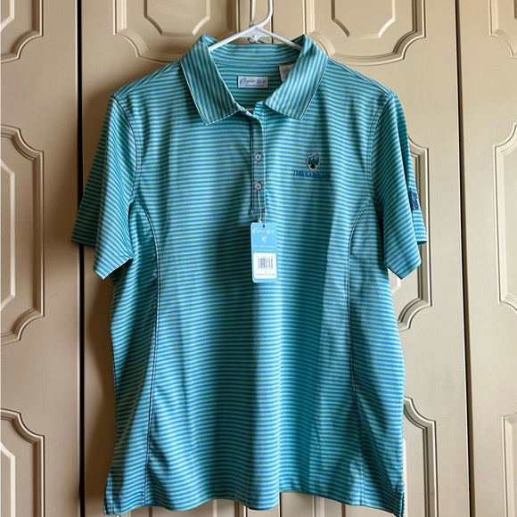 Oxford Golf Super Dry “The Barclays” Women’s golf shirt L - Picture 1 of 6